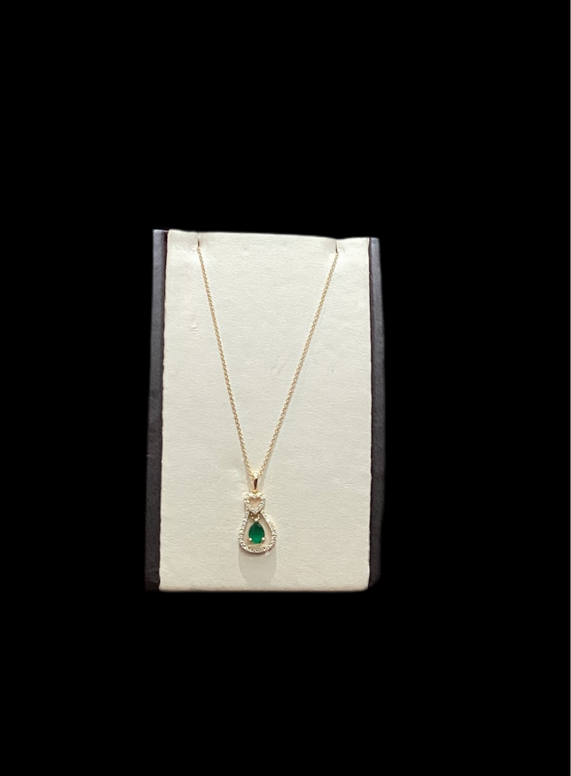 Jordan Jewelers 14kt gold Natural diamond necklace 0.21 Ctw