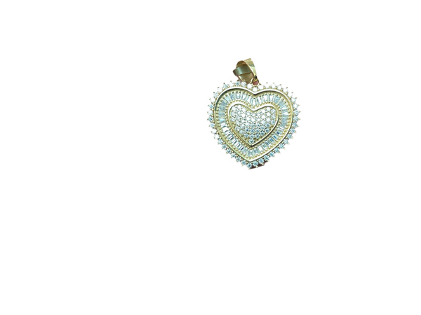 Jordan Jewelers 10kt gold Moissanite diamond charm 3.00 Ctw