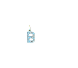 Jordan Jewelers Natural Initial Charm 10 Kt Gold Diamonds 0.53 Ctw