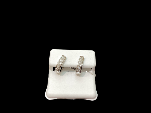 Jordan Jewelers 10 kt Gold Earrings Natural Diamonds 0.15 Ctw
