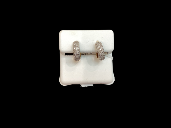 Jordan Jewelers 14 kt Gold Earrings Natural Diamonds 0.45 Ctw