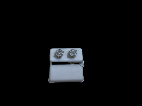 Jordan Jewelers 10 kt Gold Earrings Natural Diamonds 0.25 Ctw