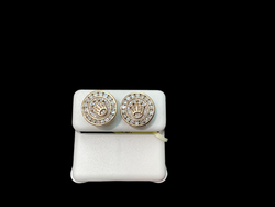 Jordan Jewelers 10 kt Gold Earrings Natural Diamonds 0.75Ctw
