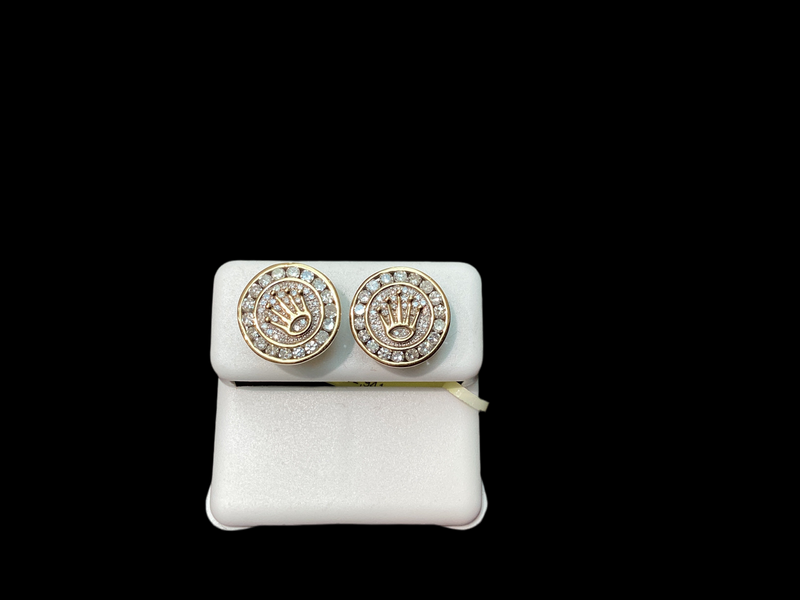 Jordan Jewelers 10 kt Gold Earrings Natural Diamonds 0.75Ctw