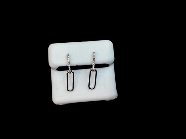 Jordan Jewelers 14 kt Gold Earrings Natural Diamonds 0.12 Ctw