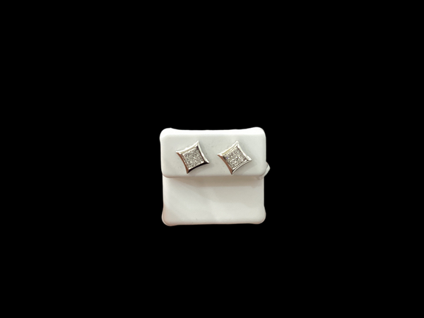 Jordan Jewelers 10 kt Gold Earrings Natural Diamonds 0.10 Ctw