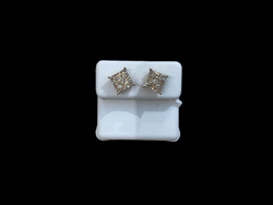Jordan Jewelers 10 kt Gold Earrings Natural Diamonds 0.49 Ctw