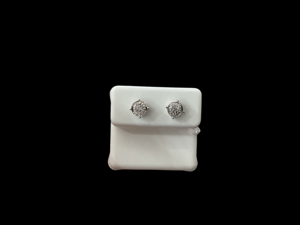 Jordan Jewelers 10 kt Gold Earrings Natural Diamonds 0.12 Ctw