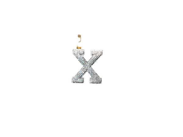 Jordan Jewelers Natural Initials Charm 10 Kt Gold Diamonds 0.46 Ctw