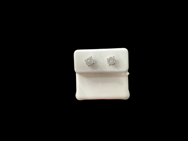 Jordan Jewelers 10 kt Gold Earrings Natural Diamonds 0.10 Ctw