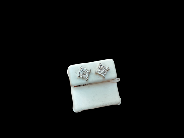 Jordan Jewelers 10 kt Gold Earrings Natural Diamonds 0.18 Ctw