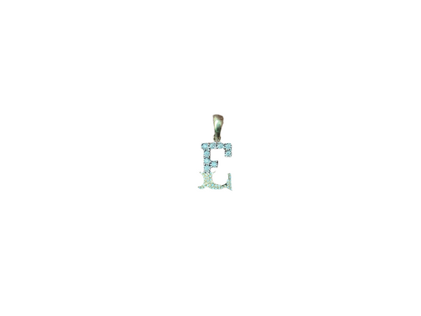 Jordan Jewelers Natural Initial Charm 10 Kt Gold Diamonds 0.13 Ctw