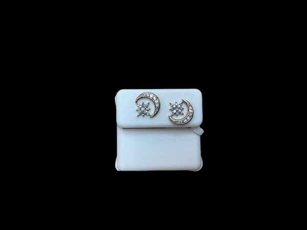 Jordan Jewelers 10 kt Gold Earrings Natural Diamonds 0.21 Ctw