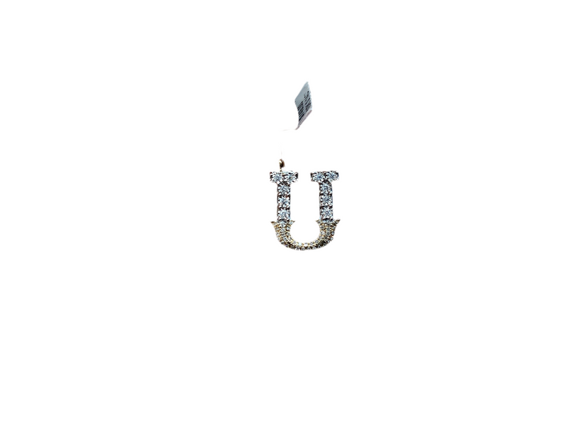 Jordan Jewelers Natural Initial Charm 10 Kt Gold Diamonds 0.14Ctw