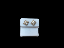 Jordan Jewelers 10 kt Gold Earrings Natural Diamonds 0.37 Ctw