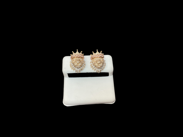 Jordan Jewelers 10 kt Gold Earrings Natural Diamonds 0.70 Ctw