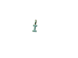 Jordan Jewelers Natural Initial Charm 10 Kt Gold Diamonds 0.10 Ctw
