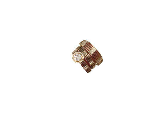Jordan Jewelers 10 kt gold Natural diamond Ring 0.36 Ctw