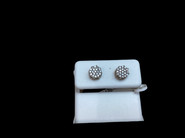 Jordan Jewelers 10 kt Gold Earrings Natural Diamonds 0.20 Ctw