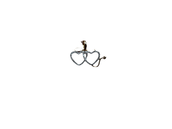 Jordan Jewelers 10kt gold Natural diamond charm 0.11 Ctw