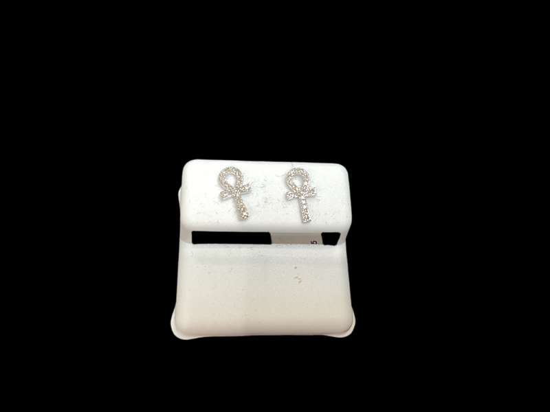 Jordan Jewelers 10 kt Gold Earrings Natural Diamonds 0.16 Ctw