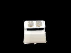 Jordan Jewelers 10 kt Gold Earrings Natural Diamonds 0.42Ctw