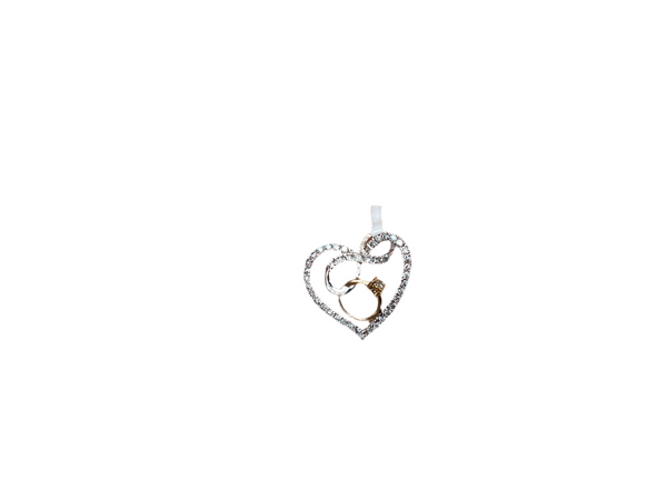 Jordan Jewelers 10kt gold Natural diamond charm 0.25 Ctw