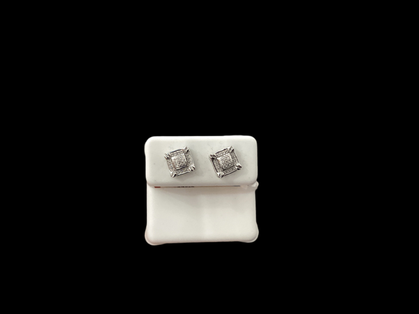 Jordan Jewelers 10 kt Gold Earrings Natural Diamonds 0.10 Ctw