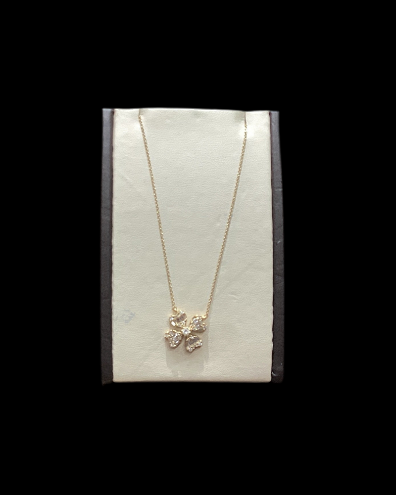 Jordan Jewelers 10 kt gold Natural diamond necklace 0.5 Ctw
