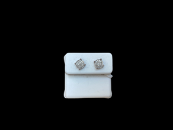 Jordan Jewelers 10 kt Gold Earrings Natural Diamonds 0.15 Ctw