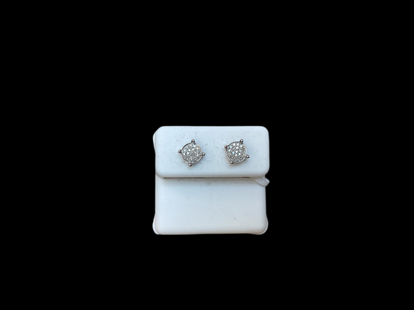Jordan Jewelers 10 kt Gold Earrings Natural Diamonds 0.15 Ctw