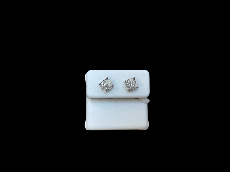 Jordan Jewelers 10 kt Gold Earrings Natural Diamonds 0.15 Ctw