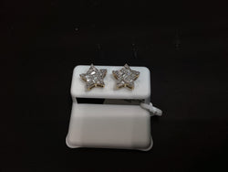 Jordan Jewelers 10 kt Gold Earrings Natural Diamonds 0.5 Ctw