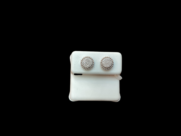 Jordan Jewelers 10 kt Gold Earrings Natural Diamonds 0.13 Ctw