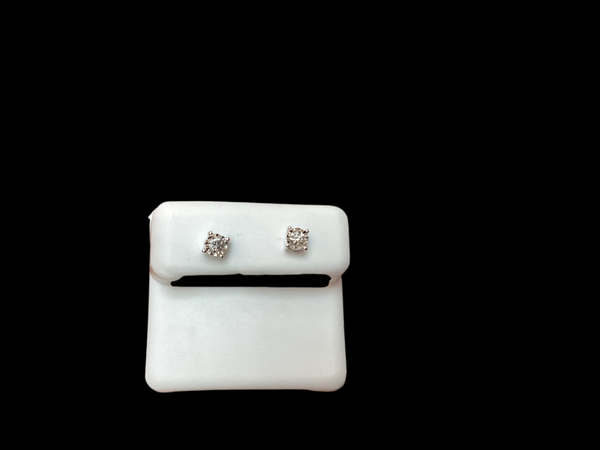 Jordan Jewelers 14 kt Gold Earrings Natural Diamonds 0.22 Ctw