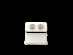 Jordan Jewelers 10 kt Gold Earrings Natural Diamonds 0.15 Ctw