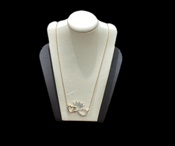 Jordan Jewelers 10 kt gold Natural diamond necklace 0.25 Ctw