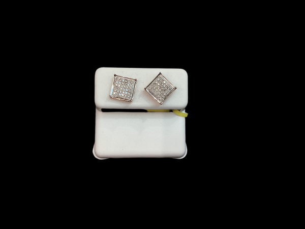 Jordan Jewelers 10 kt Gold Earrings Natural Diamonds 0.25 Ctw
