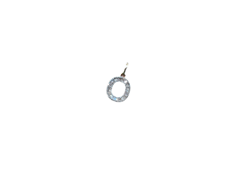 Jordan Jewelers Natural Initial Charm 10 Kt Gold Diamonds 0.50 Ctw