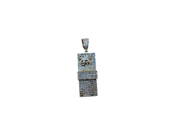 Jordan Jewelers 10kt gold Natural diamond charm 0.99 Ctw