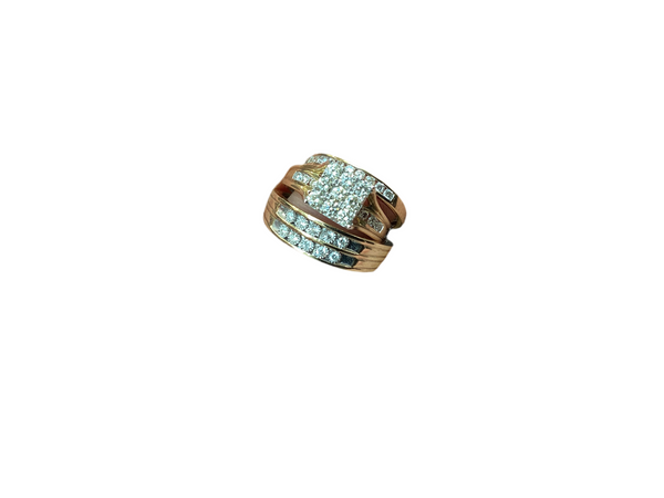 Jordan Jewelers 10 kt gold Natural diamond Ring 1.00 Ctw