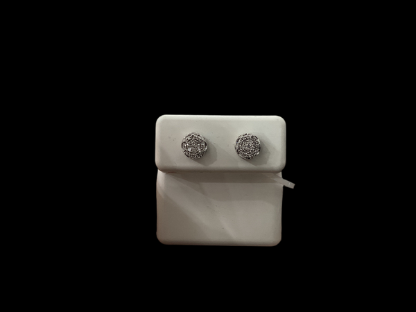 Jordan Jewelers 10 kt Gold Earrings Natural Diamonds 0.15 Ctw