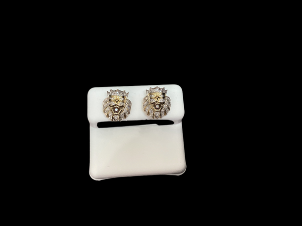 Jordan Jewelers 10 kt Gold Earrings Natural Diamonds 0.18 Ctw