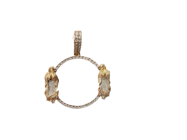 Jordan Jewelers 10kt gold Natural diamond charm 0.92 Ctw