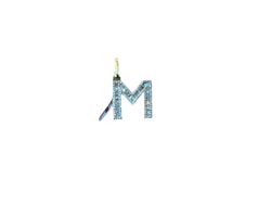 Jordan Jewelers Natural Initial Charm 10 Kt Gold Diamonds 0.55 Ctw