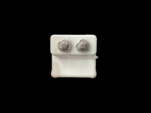 Jordan Jewelers 10 kt Gold Earrings Natural Diamonds 0.15 Ctw