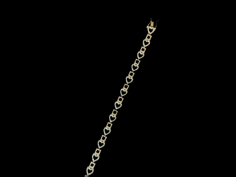 Jordan Jewelers 10kt gold Natural diamond bracelet 1.99 Ctw