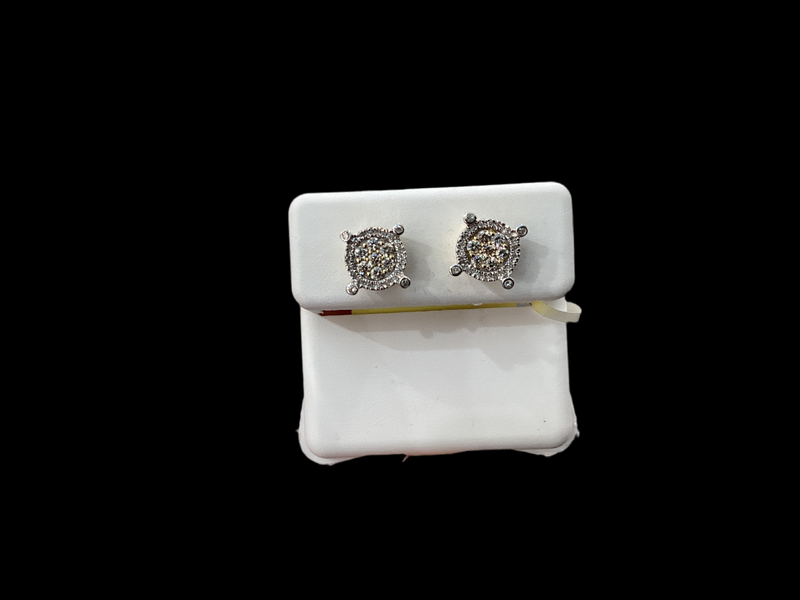 Jordan Jewelers 10 kt Gold Earrings Natural Diamonds 0.33 Ctw