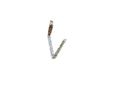 Jordan Jewelers Natural Initials Charm 10 Kt Gold Diamonds 0.12 Ctw