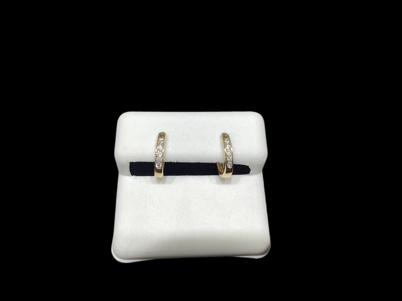 Jordan Jewelers Natural diamond 10k 0.12 ctw Gold Earrings $599